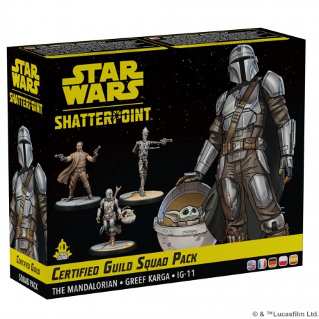 Star wars shatterpoint - certfied guild - mandalorian / greef karga / IG-11 ML