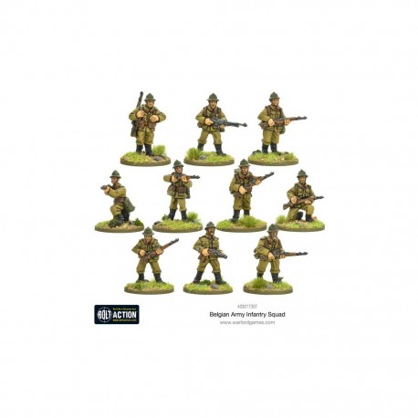 Bolt action - belgian army - infantry squad