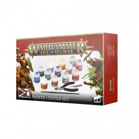 Age of sigmar v4 - paints + tools set