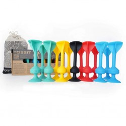 Tossit - pack 4 joueurs - rouge cyan bleu jaune
