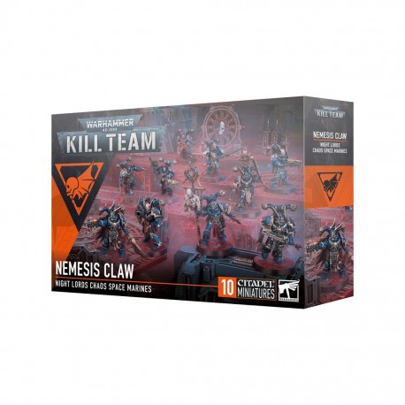 Kill team - nemesis claw - night lords chaos space marines