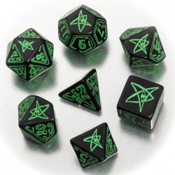 CALL OF CTHULHU DICE SET NOIR / VERT