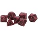 CALL OF CTHULHU DICE SET ROSE/NOIR