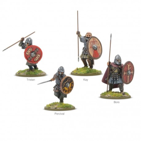 Hail caesar - arthurian knights - bors tristan percival and kay