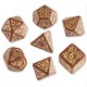PATHFINDER RPG DICE SET GIANTSLAYER MARRON/JAUNE