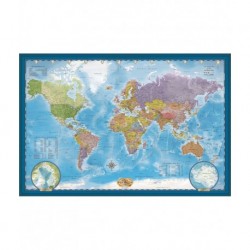 Puzzle - carte du monde par eurographics - 5000 pieces - La Crypte du Jeu