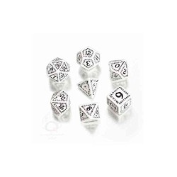 RUNIK DICE SET BLANC/NOIR
