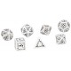 ELVEN DICE SET BLANC/NOIR