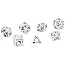 ELVEN DICE SET BLANC/NOIR