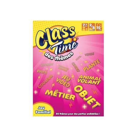 Class time - des themes - nouvelle version