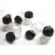 6 GODETS EN VERRE POUR AEROGRAPHE