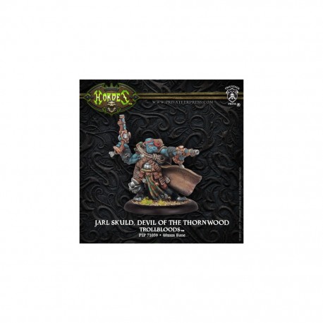 HORDES TROLLBLOODS JARL SKULD DEVIL OF THE THORNWOOD TROLLKIN WARLOCK 