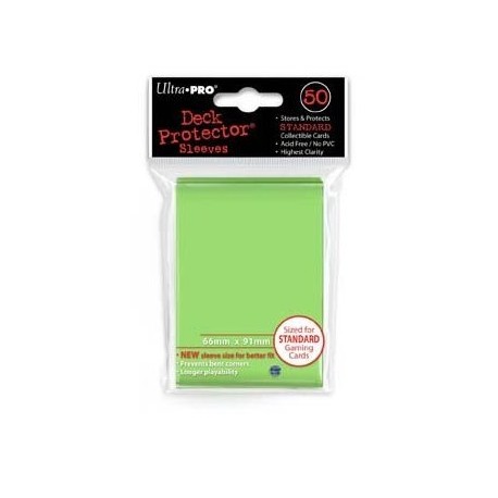 ULTRA PRO SLEEVE LIME GREEN STD DP