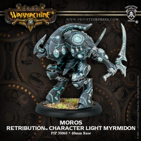 WARMACHINE RETRIBUTION OF SCYRAH MOROS CHARACTER LIGHT MYRMIDON