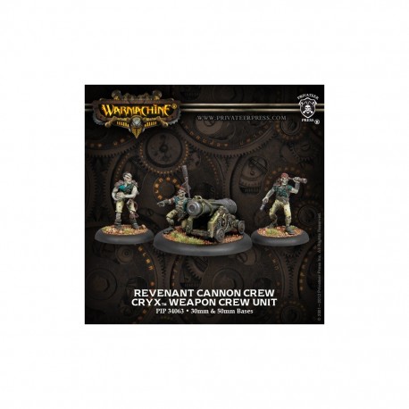 WARMACHINE CRYX REVENANT CANNON CREW WEAPON CREW