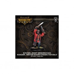 WARMACHINE KHADOR KOVNIK JOSEF GRIGOROVICH WINTER GUARD CHARACTER SOLO