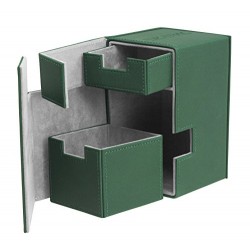 FLIP N TRAY XENOSKIN DECK CASE 100+ ULTIMATE GUARD GREEN