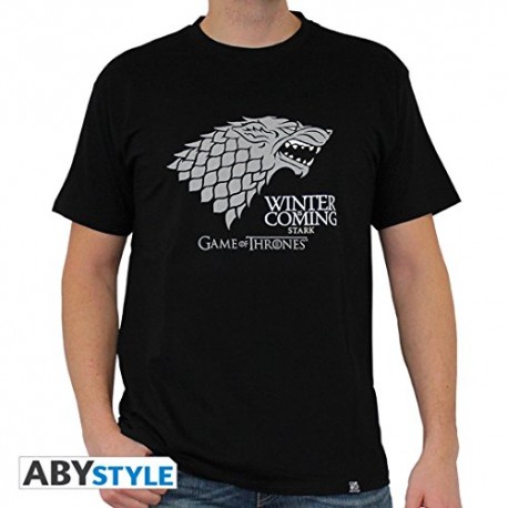 TSHIRT GAME OF THRONES WINTER IS COMING STARK TAILLE L