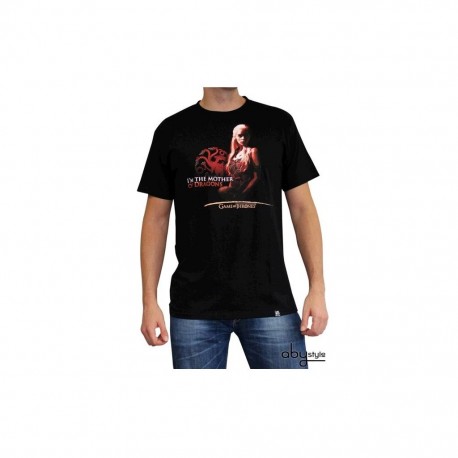 TSHIRT GAME OF THRONES I'M THE MOTHER OF DRAGONS DAENERYS TAILLE L