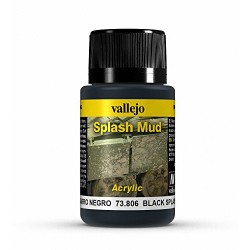 Black splash mud