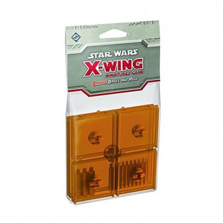 SW X-Wing bases and pegs orange