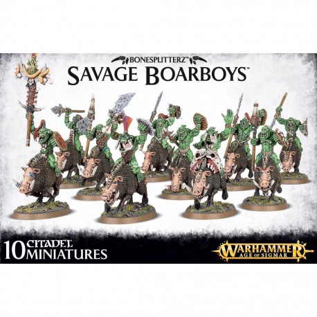 Orques Sauvages Sur Sanglier 